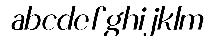 Scientific Graphics Sans Italic Font LOWERCASE