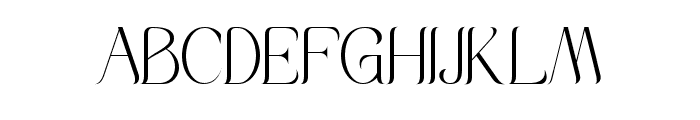 Scinara Regular Font UPPERCASE