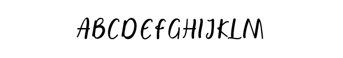 ScoobydooScript Font UPPERCASE