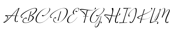 Scootline Signature Italic Font UPPERCASE