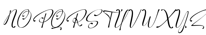 Scootline Signature Italic Font UPPERCASE