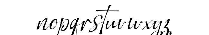 Scootline Signature Italic Font LOWERCASE