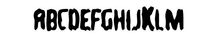 ScorchMarks-Regular Font UPPERCASE