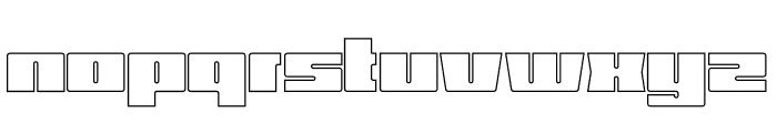 Score Outline Font LOWERCASE