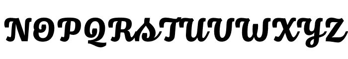 Scrans-Black Font UPPERCASE