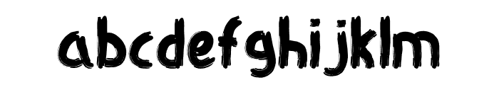 ScrapYard-Regular Font LOWERCASE