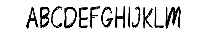 Scratch Board Font UPPERCASE