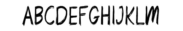 Scratch Board Font LOWERCASE