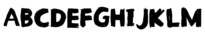 Scratch Chalk Regular Font LOWERCASE