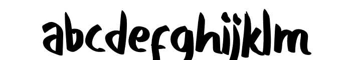 Scratch House Font LOWERCASE
