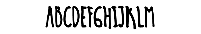 Scratch Ink Font UPPERCASE