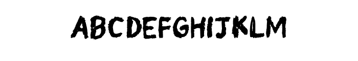 ScratchKids-Regular Font UPPERCASE