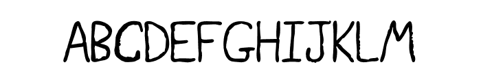 Scratched Letra Font Font LOWERCASE