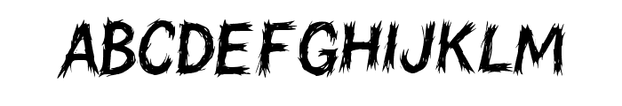 Scratchy Sketch By Sque Regular Font UPPERCASE