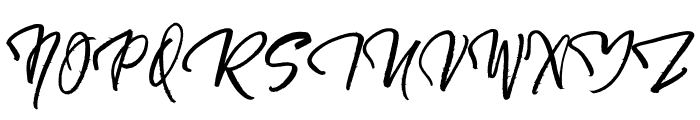 Scribble Handwriting Font UPPERCASE