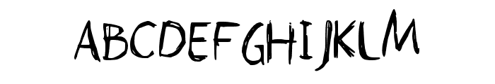 Scribble Inkit ANK Font UPPERCASE