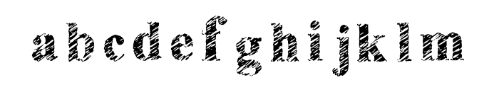 Scribble Serif Font LOWERCASE
