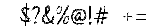 Scribble line font Font OTHER CHARS