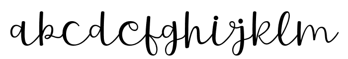 Scribble of Tenderness Font LOWERCASE