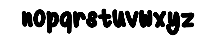 Scripbble BW Font LOWERCASE