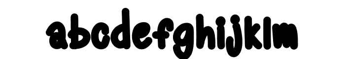 Scripbble BY Font LOWERCASE