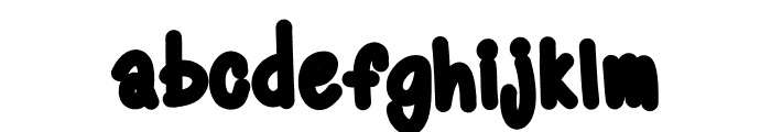 Scripbble Orange B Font LOWERCASE