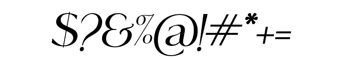 SeaAngelItalic-Italic Font OTHER CHARS