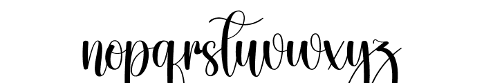 Seahourse Font LOWERCASE