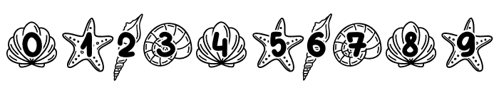 Seashell Doodle Font Font OTHER CHARS