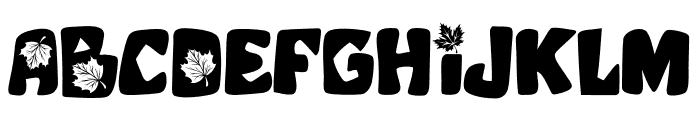 Season maple Font UPPERCASE