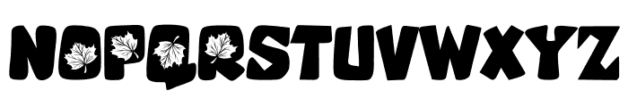Season maple Font UPPERCASE