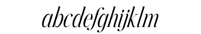 Sebastian Moreta Italic Font LOWERCASE