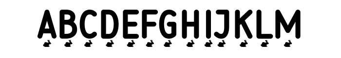Second Bunnies Font LOWERCASE