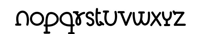 Secondary Font LOWERCASE