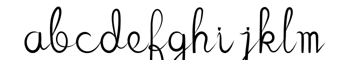 Secret Midnigh Font LOWERCASE