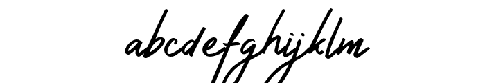 SecrettaryTunisha-Signature Font LOWERCASE