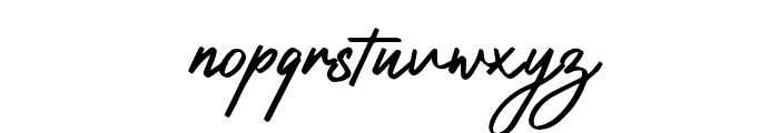 SecrettaryTunisha-Signature Font LOWERCASE