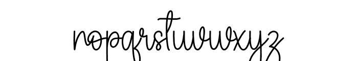 Secretting Font LOWERCASE