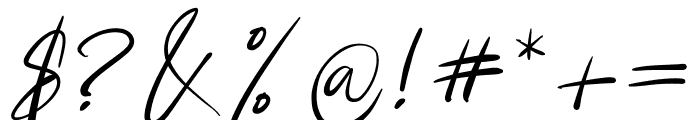 SecureSignature Font OTHER CHARS