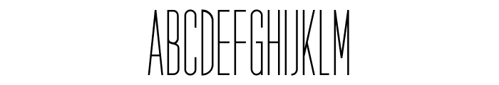 Seductive Height (Light) Font UPPERCASE