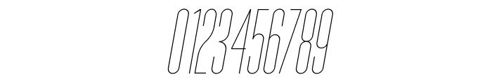 Seductive Height (Thin Italic) Italic Font OTHER CHARS