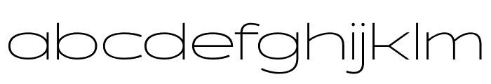 Seeker Extra Light Font LOWERCASE