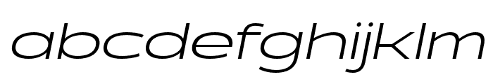 Seeker Light Italic Font LOWERCASE