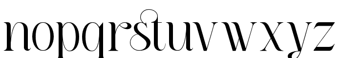 Sefilla Font LOWERCASE