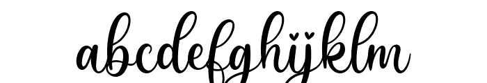 Sefilya Script regular Font LOWERCASE