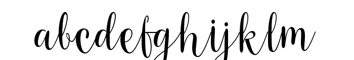 SehatieOne-Regular Font LOWERCASE