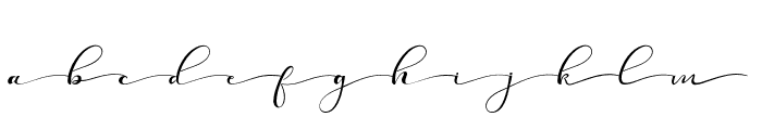 SehiaCalligraphy Font LOWERCASE