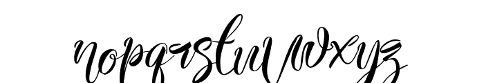 Seilla Script Font LOWERCASE