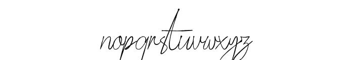 Seillandry Font LOWERCASE