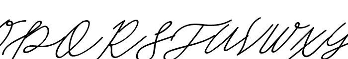 Seinaya-Italic Font UPPERCASE